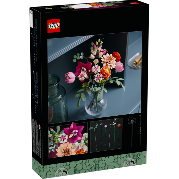 Bouquet di fiori rosa - Lego Botanical 10342