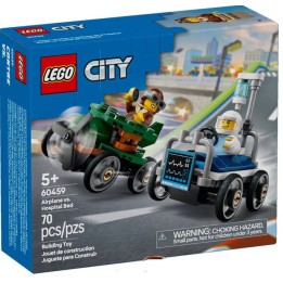Pack veicoli da corsa: aereo contro letto d’ospedale - Lego City 60459