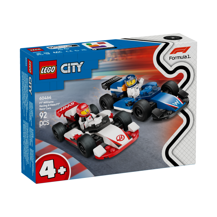 Monoposto Williams Racing e Haas F1® - Lego City 60464