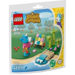 Giuliano dipinge sulla spiaggia - Lego Animal Crossing 30703