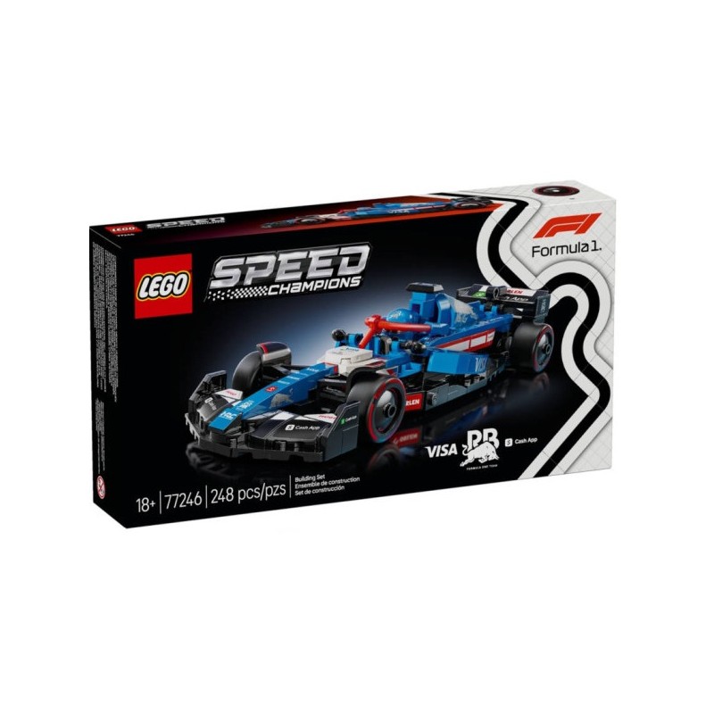 Auto da corsa F1® Visa Cash App RB VCARB 01 - Lego Speed Champions 77246