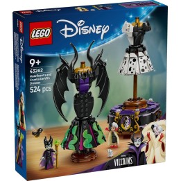 Abiti di Malefica e Crudelia De Mon - Lego Disney 43262