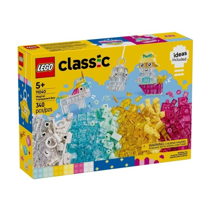 Scatola magica trasparente - Lego Classic 11040
