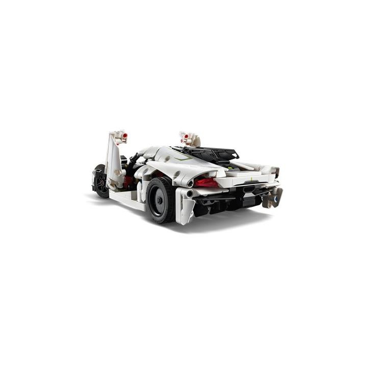 Hypercar Koenigsegg Jesko Absolut bianca - Lego Technic 42184