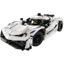 Hypercar Koenigsegg Jesko Absolut bianca - Lego Technic 42184