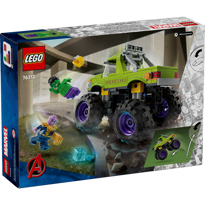 Truck di Hulk contro Thanos- Lego Marvel 76312