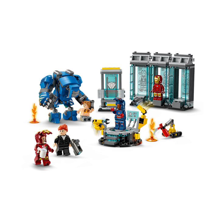 Laboratorio di Iron Man: Sala delle Armature - Lego Marvel 76315