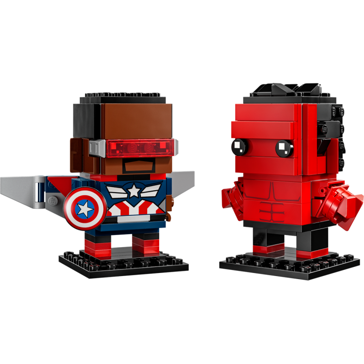 Personaggi di Captain America e Hulk Rosso - Lego Marvel 40668