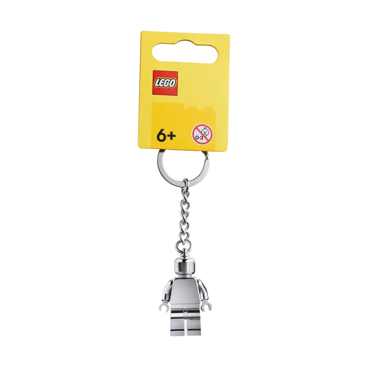 Portachiavi Minifigure grigio argento - Lego 854305