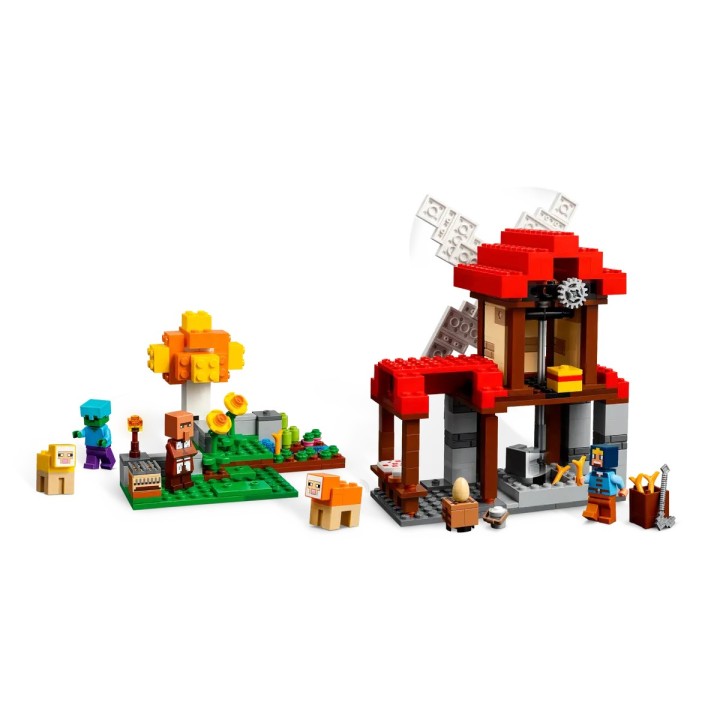 La fattoria del mulino a vento - Lego Minecraft 21262