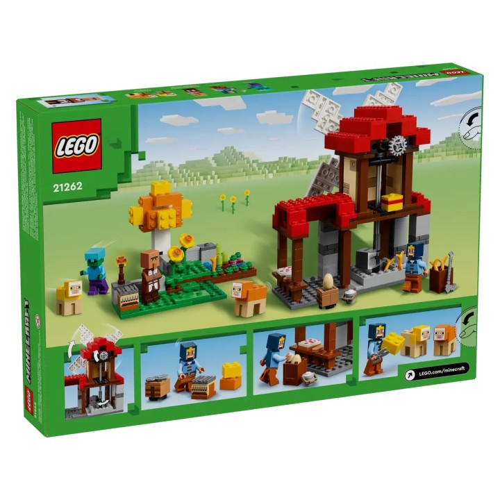 La fattoria del mulino a vento - Lego Minecraft 21262
