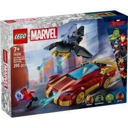 Auto di Iron Man Car e Black Panther contro Hulk rosso - Lego Marvel 76310