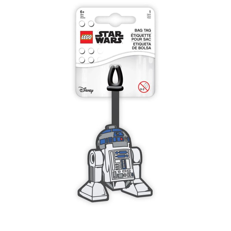 Etichetta per bagagli omino R2D2 - Lego Star Wars 52234