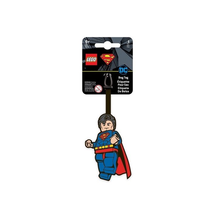 Etichetta per bagaglio omino Superman - Lego DC 52506