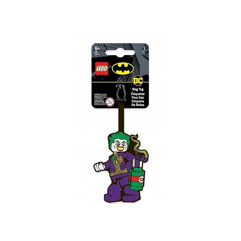 Etichetta per bagaglio omino Joker - Lego DC 52582