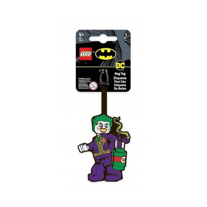 Etichetta per bagaglio omino Joker - Lego DC 52582