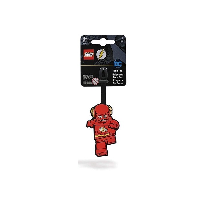 Etichetta per bagaglio omino Flash - Lego DC 52585