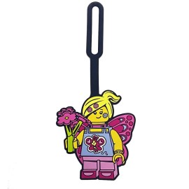 Etichetta per bagaglio omino Ragazza farfalla - Lego 52853