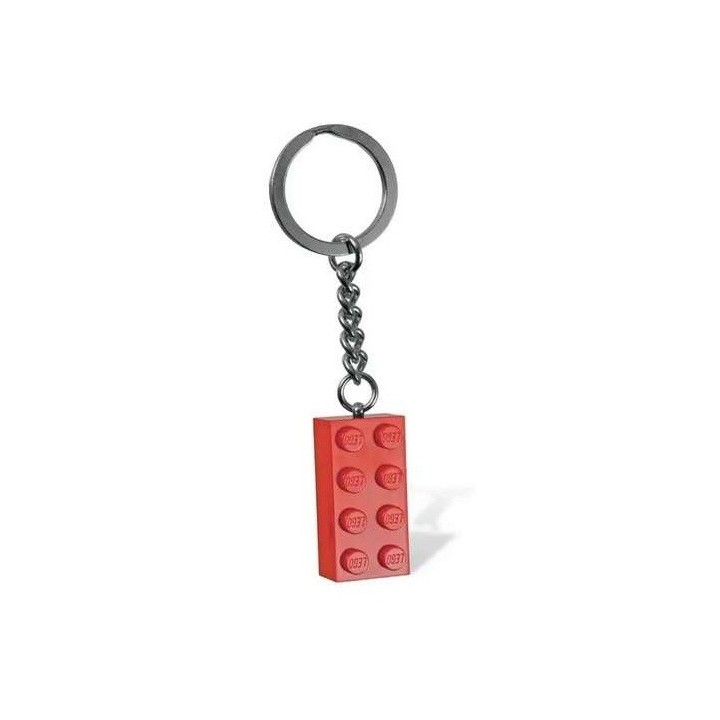 Portachiavi Mattoncino Rosso con torcia - Lego LGL-KE234HR