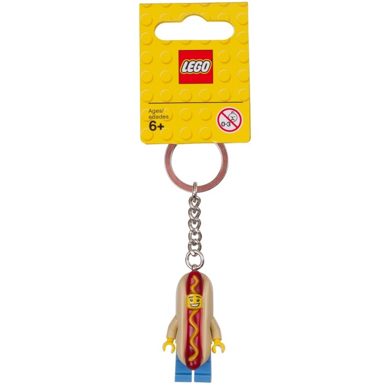 Portachiavi Uomo Hot Dog City - Lego 853571