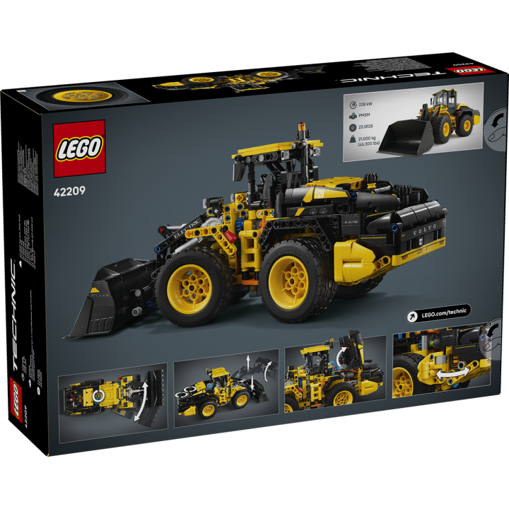 Pala gommata Volvo L120 Electric - Lego Technic 42209