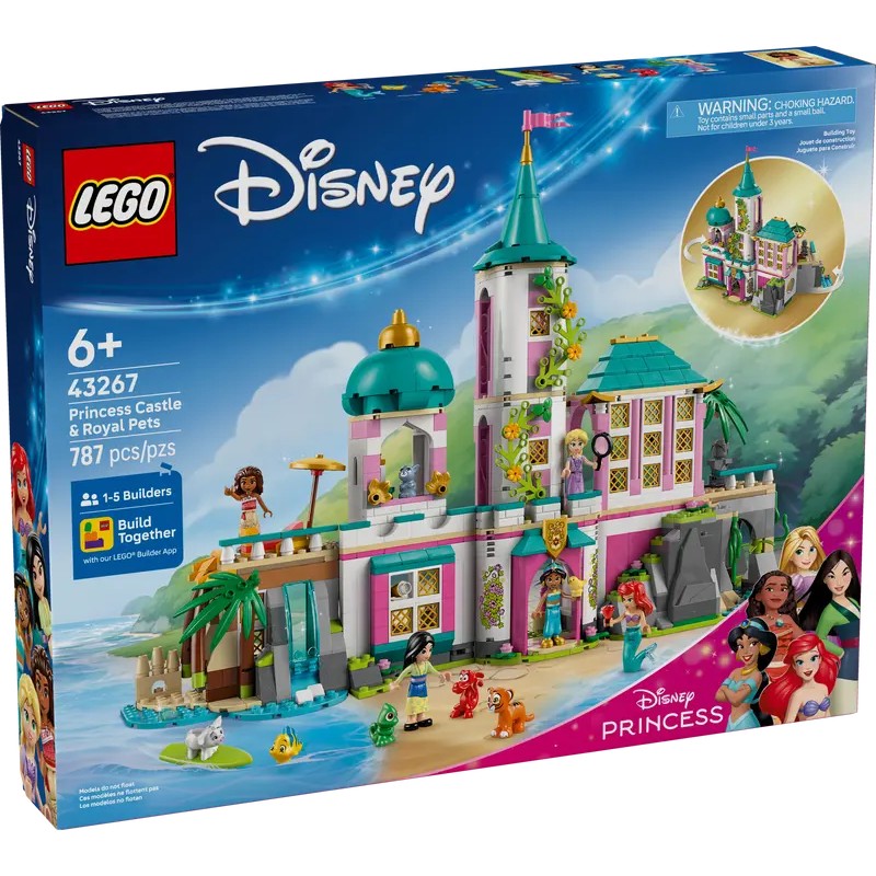 Castello della Principessa e animali reali - Lego Disney 43267
