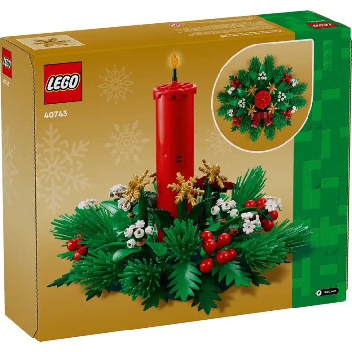Decorazione da tavolo natalizia - Lego 40743