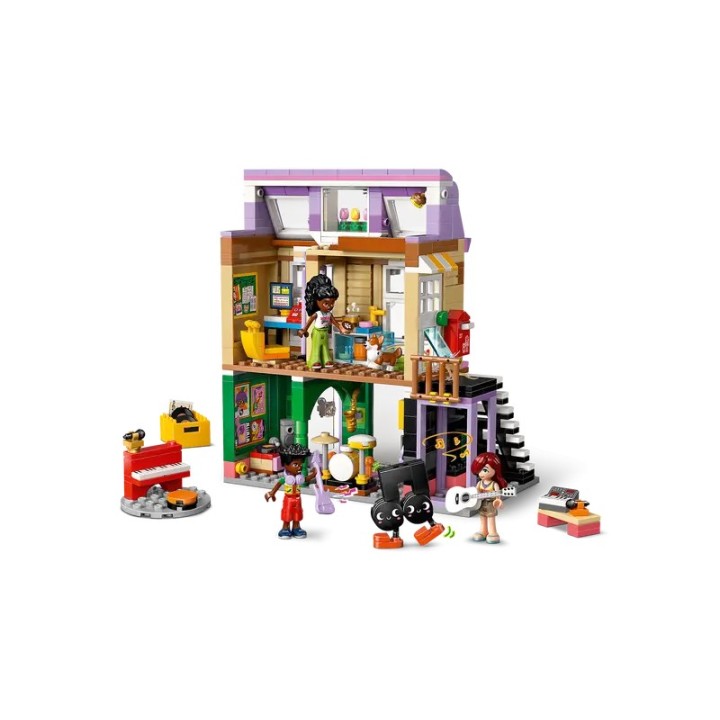 Negozio di musica e appartamento - Lego Friends 42653
