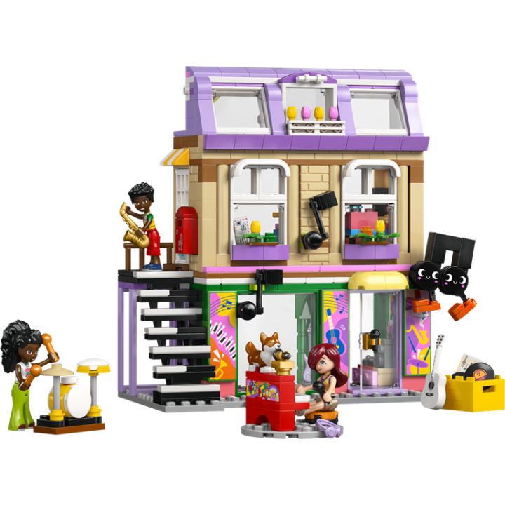 Negozio di musica e appartamento - Lego Friends 42653