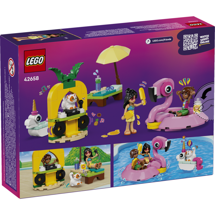 Pool Party con unicorno e fenicottero - Lego Friends 42658
