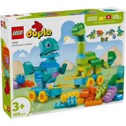 Dinosauri su ruote 3 in 1 - Lego Duplo 10451