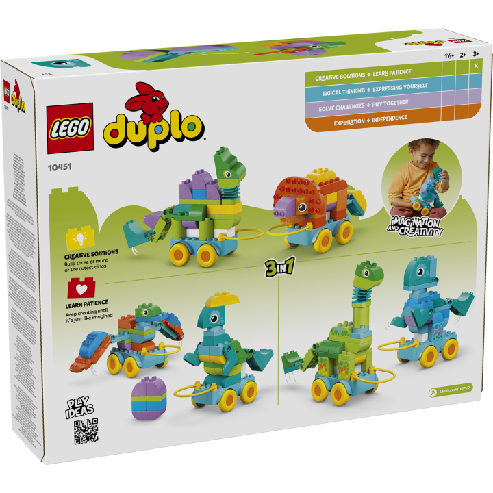 Dinosauri su ruote 3 in 1 - Lego Duplo 10451
