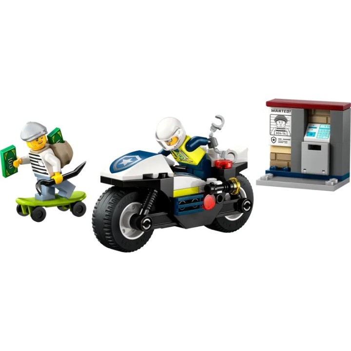 Inseguimento della moto della Polizia - Lego City 60455