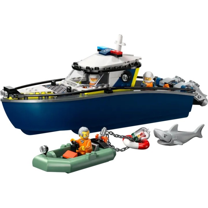 Inseguimento del motoscafo della Polizia - Lego City 60456
