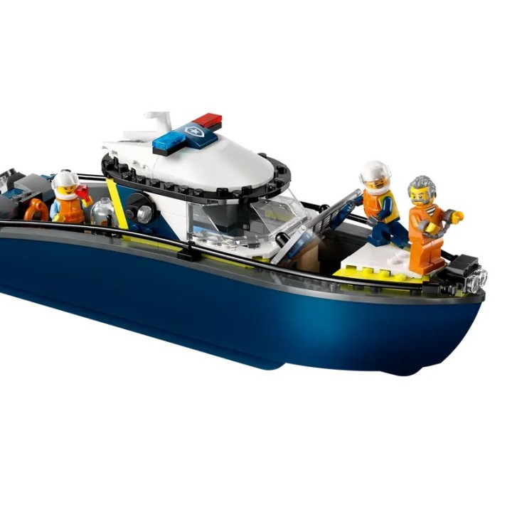 Inseguimento del motoscafo della Polizia - Lego City 60456