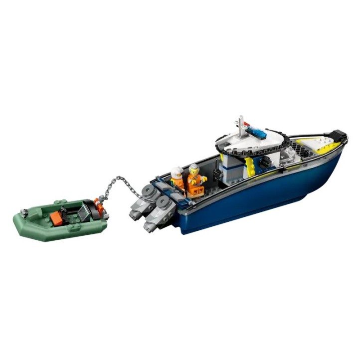 Inseguimento del motoscafo della Polizia - Lego City 60456