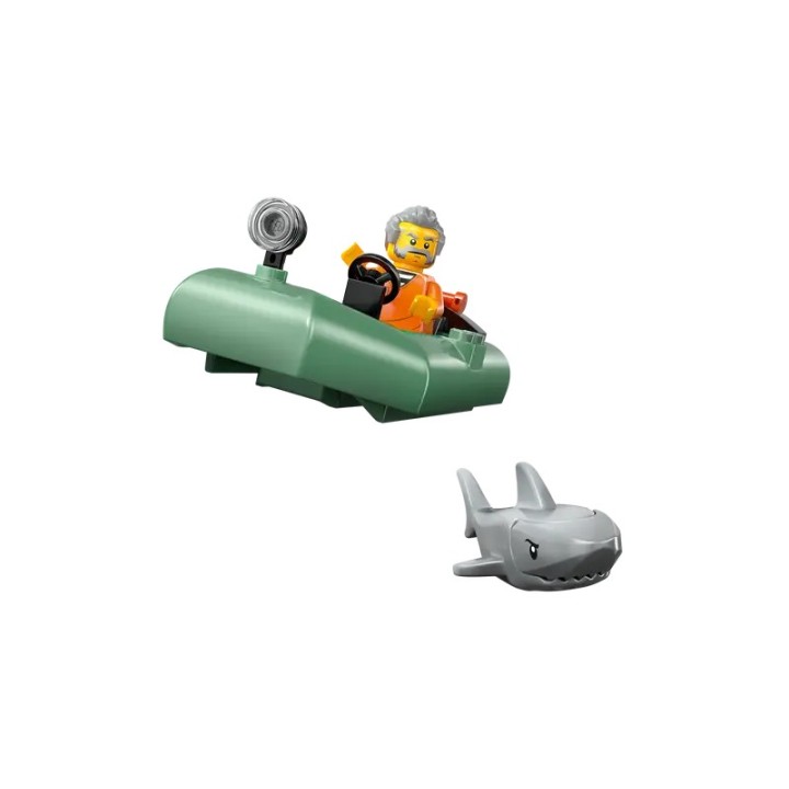 Inseguimento del motoscafo della Polizia - Lego City 60456