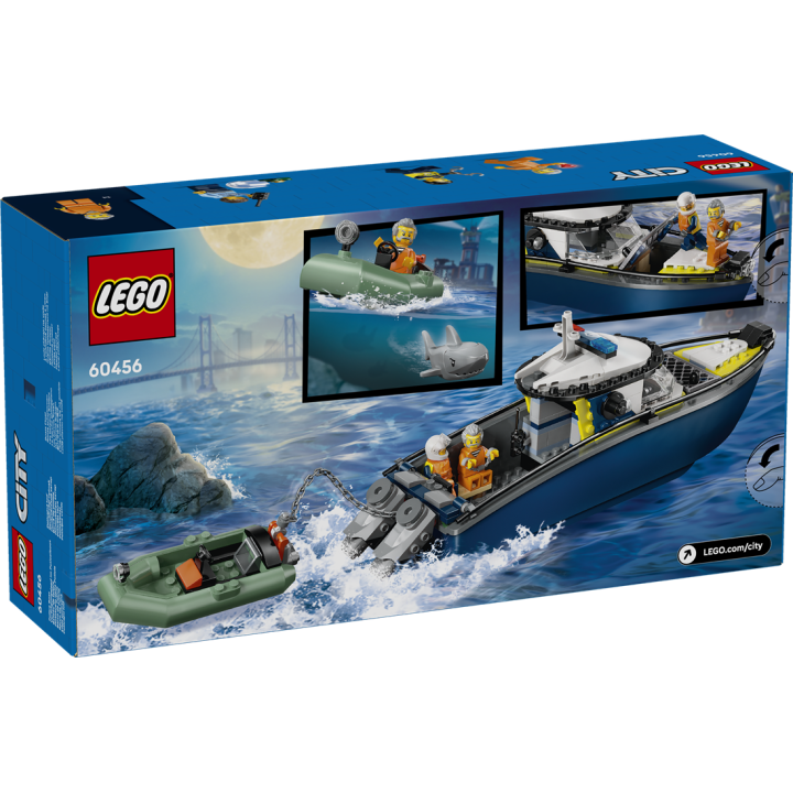 Inseguimento del motoscafo della Polizia - Lego City 60456