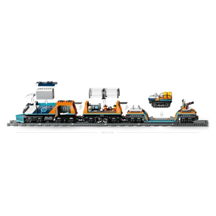 Treno espresso artico degli esploratori - Lego City 60470