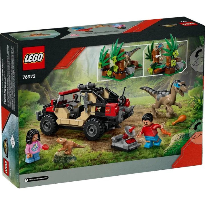 Fuga dal Raptor sul fuoristrada - Lego Jurassic World 76972