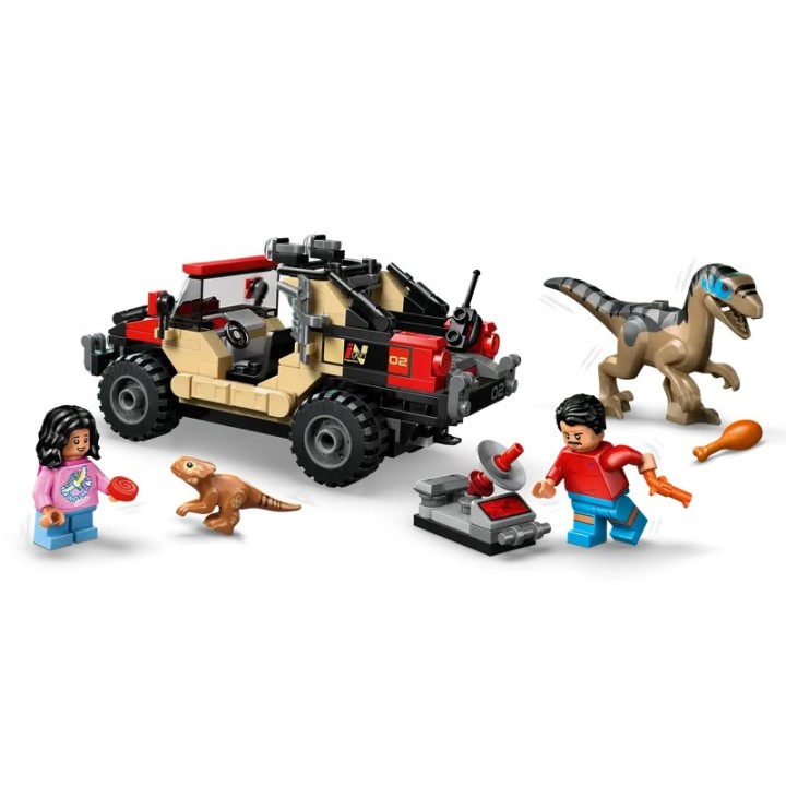 Fuga dal Raptor sul fuoristrada - Lego Jurassic World 76972