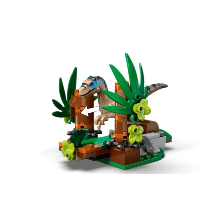 Fuga dal Raptor sul fuoristrada - Lego Jurassic World 76972
