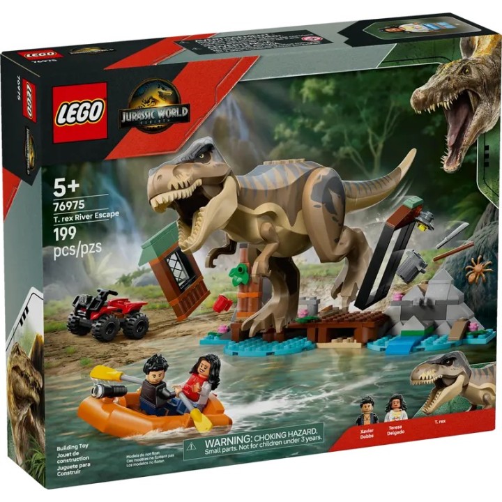 Fuga sul fiume dal T. rex - Lego Jurassic World 76795