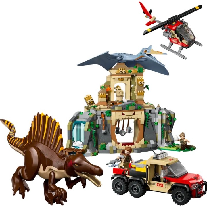 Missione aerea con Spinosauro e Quetzalcoatlus - Lego Jurassic World 76976