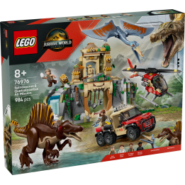 Missione aerea con Spinosauro e Quetzalcoatlus - Lego Jurassic World 76976