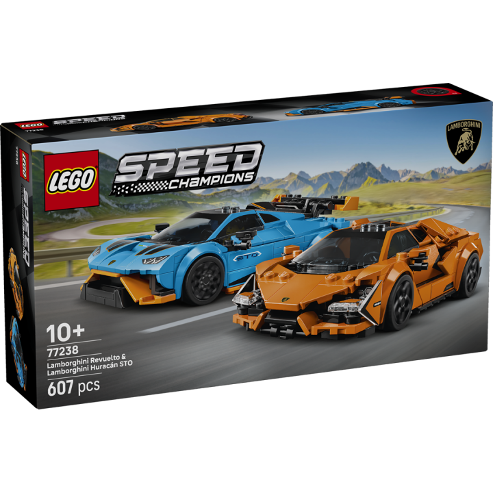 Lamborghini Revuelto e Huracán STO - Lego Speed Champions 77238