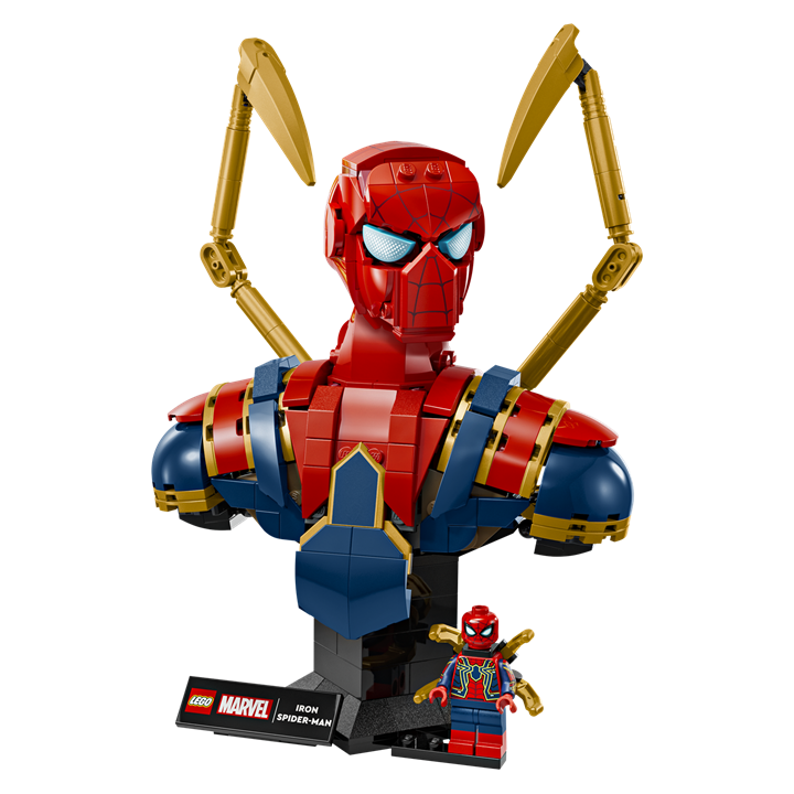 Busto di Iron Spider-Man - Lego Marvel 76326