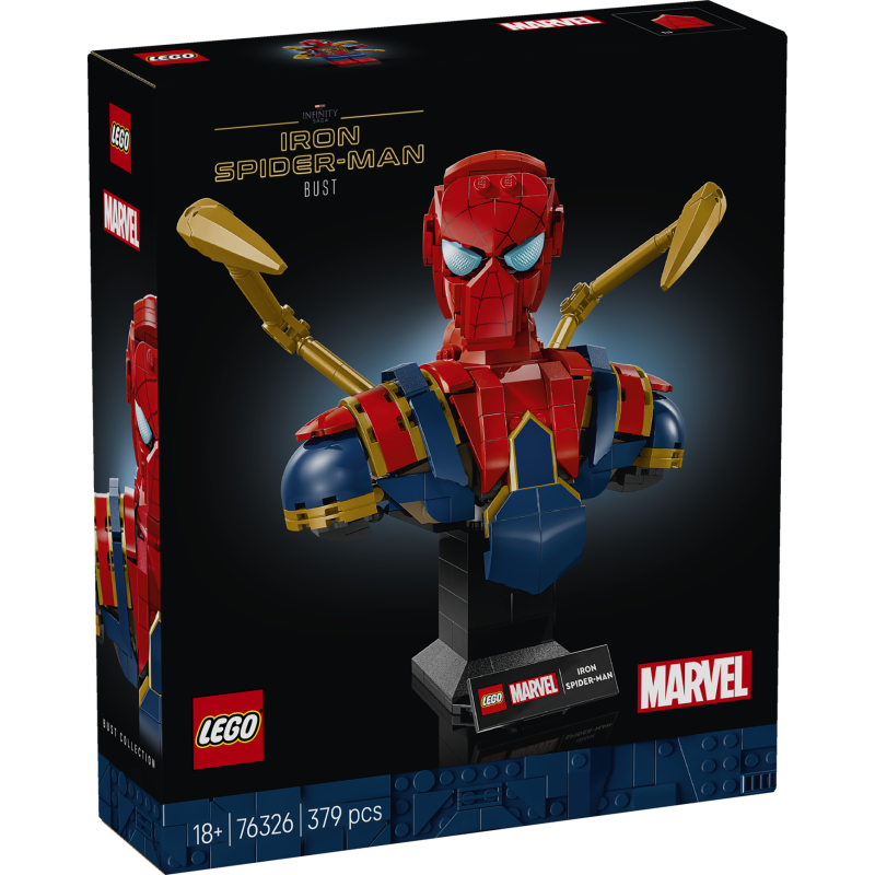 Busto di Iron Spider-Man - Lego Marvel 76326