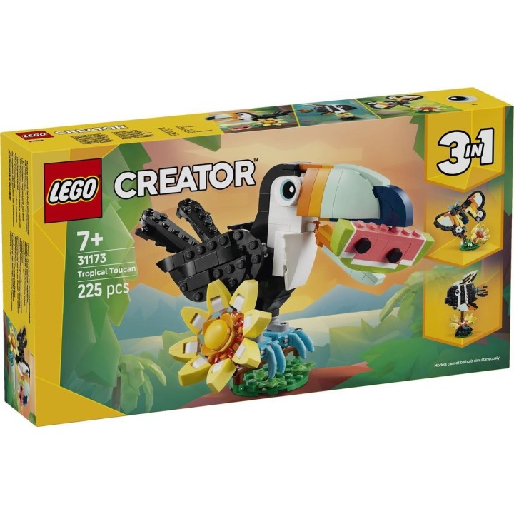 Animali selvatici: tucano tropicale - Lego Creator 31173