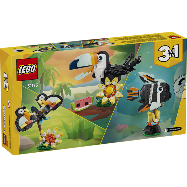 Animali selvatici: tucano tropicale - Lego Creator 31173